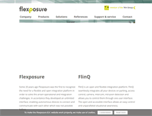 Tablet Screenshot of flexposure.com